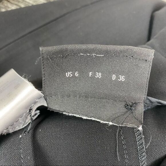 Akris Black Side Zip Straight Leg Trouser Pants 6 - Picture 5 of 7